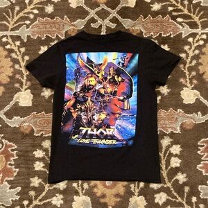 Size S. Black. Thor Love and Thunder tee shirt.
